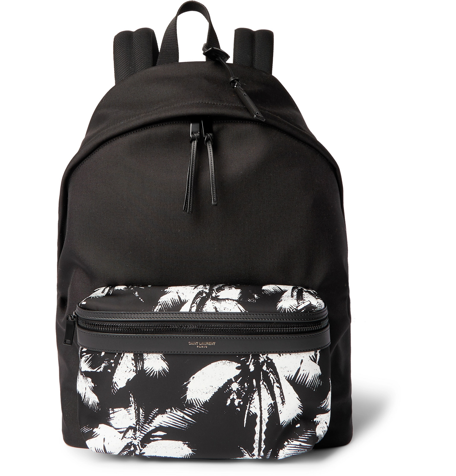 saint laurent city canvas backpack