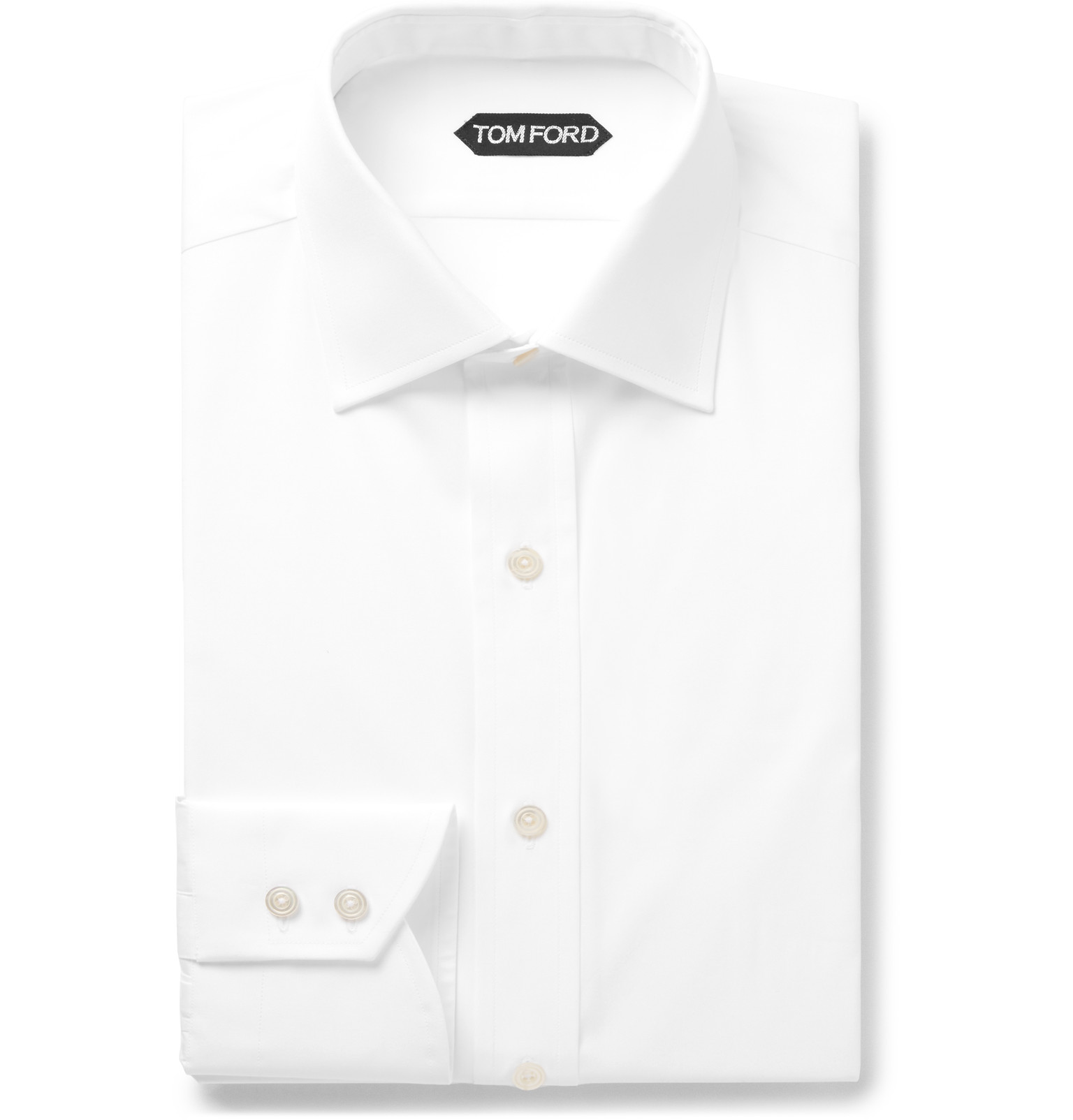 white shirt black buttons slim fit