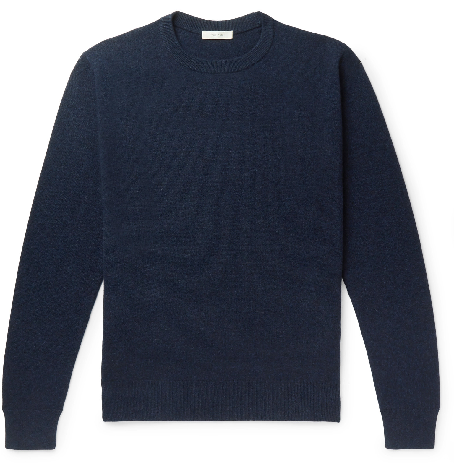 The Row - Benji Slim-Fit Cashmere Sweater - Men - Blue | The Fashionisto