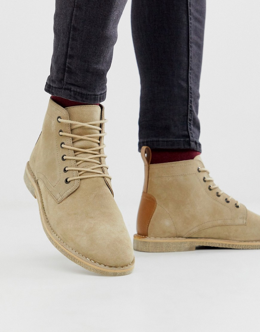 flat sole desert boots