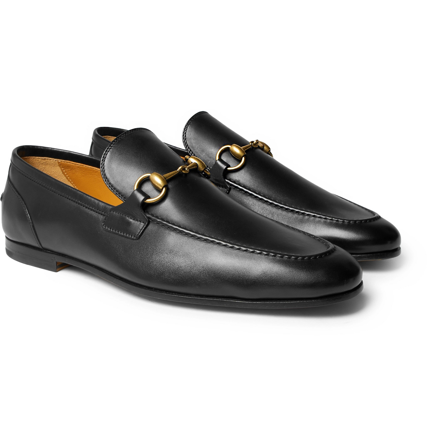 all black gucci loafers