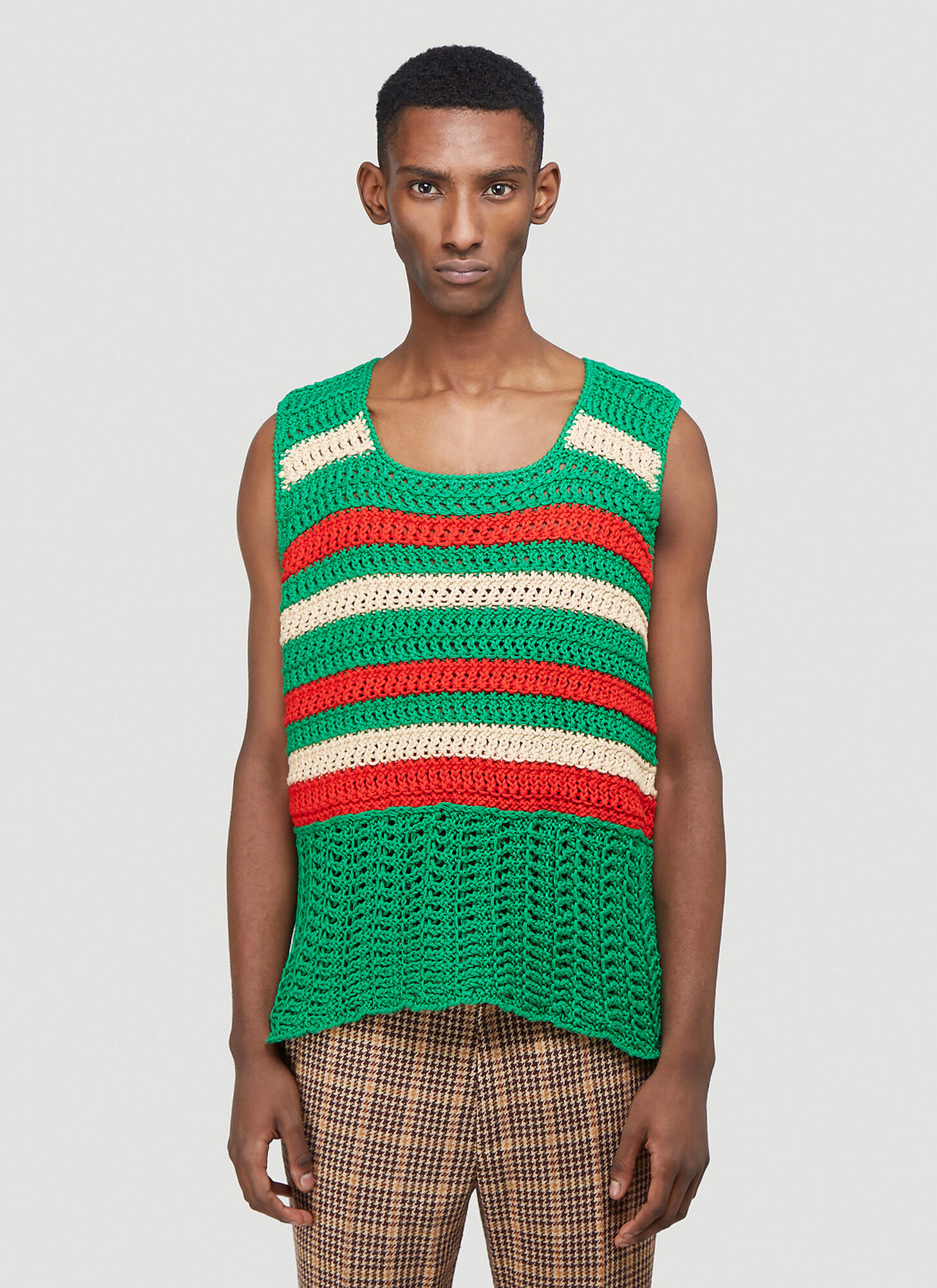 Gucci Knitted Vest Top in Green size M The Fashionisto