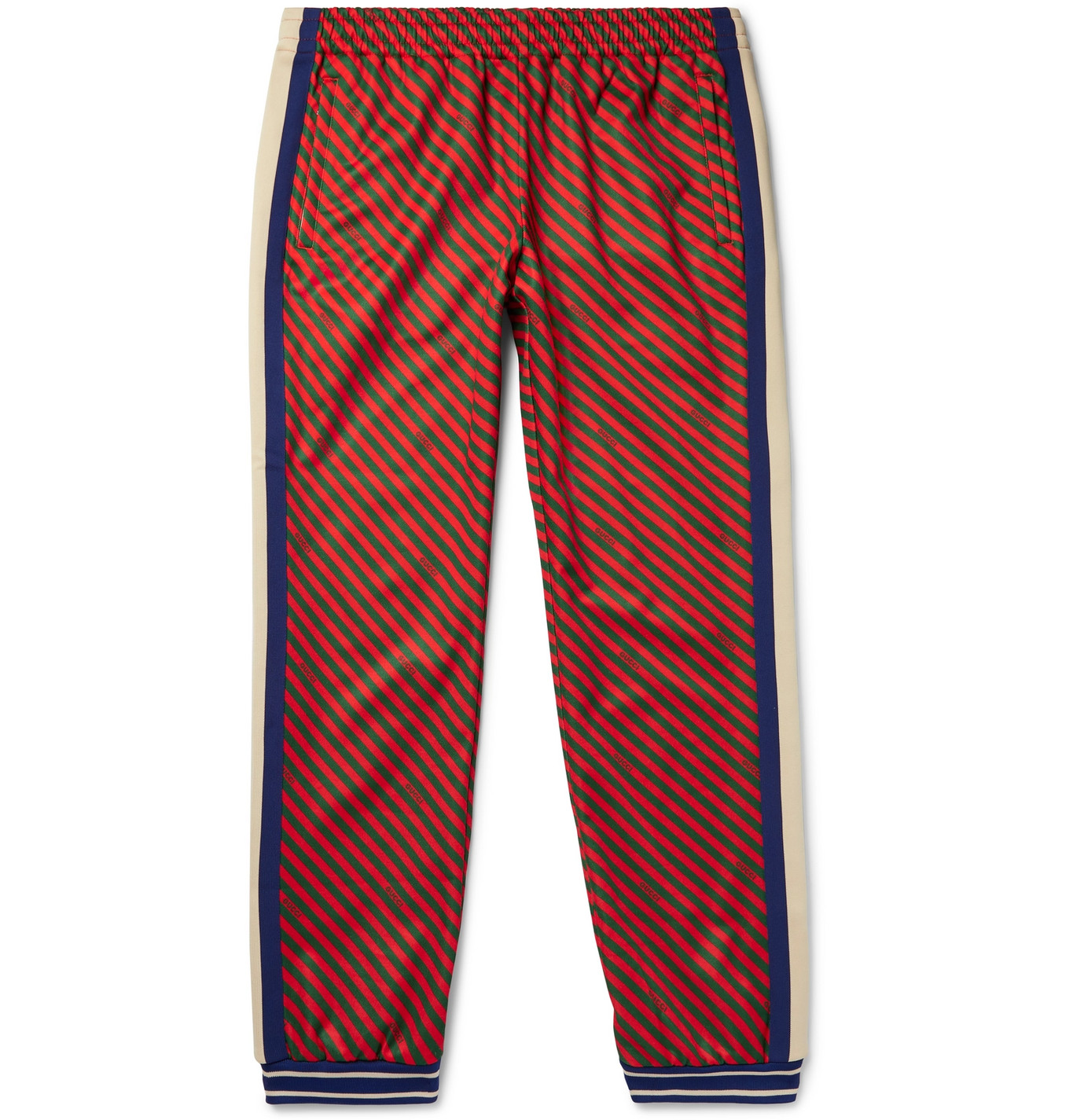 gucci stripe trousers