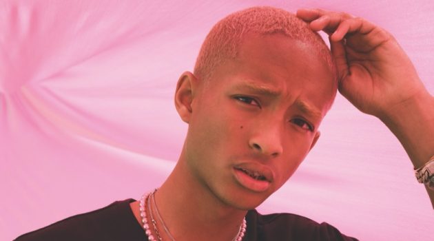 Rocking a graphic tee, Jaden Smith stars in Levi's 2020 festival campaign.