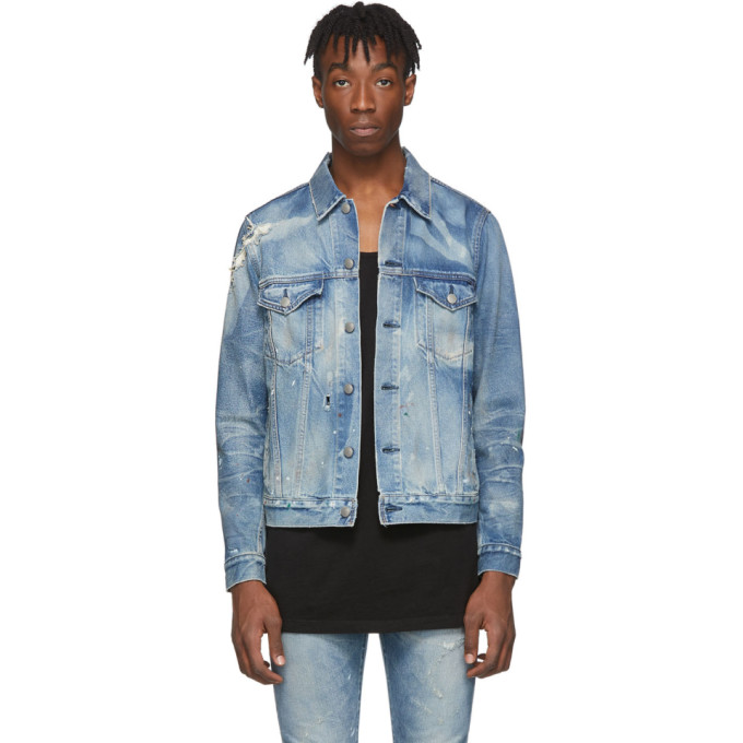 John Elliott Blue Denim Thumper Type III Jacket | The Fashionisto