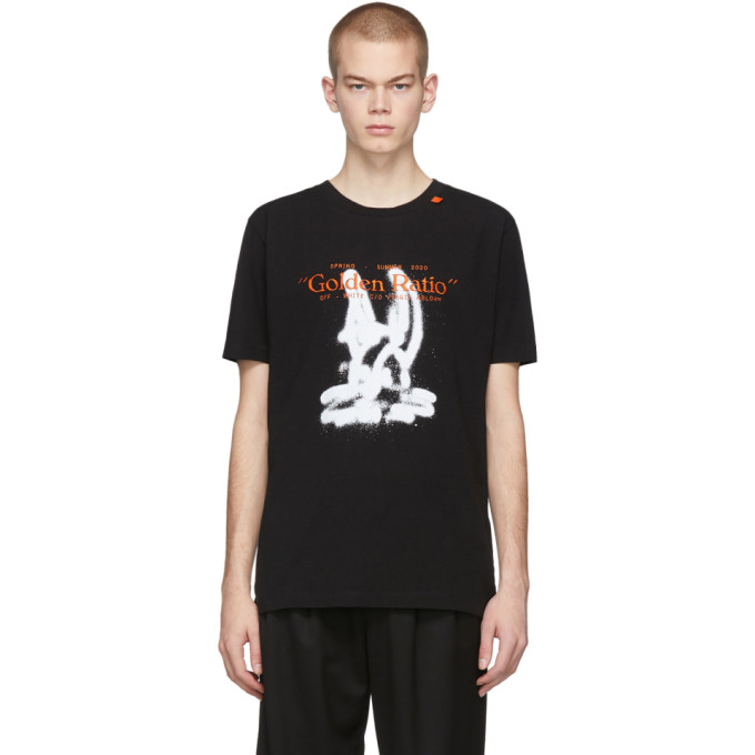 Off-White Black Cartoon T-Shirt | The Fashionisto