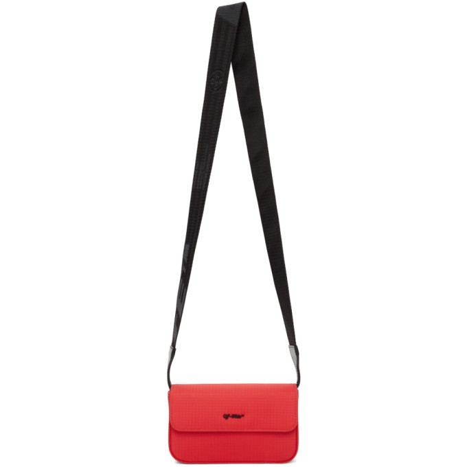 Off-White Red Ripstop Crossbody Bag | The Fashionisto