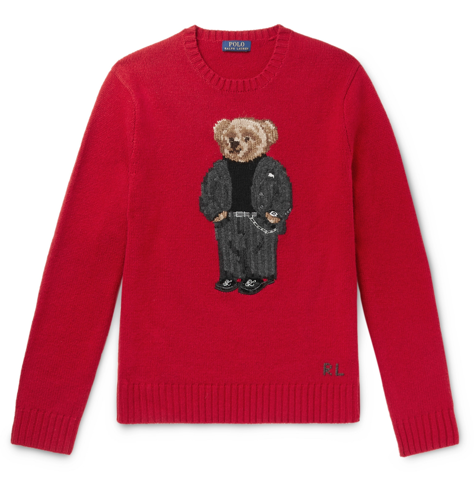 ralph lauren teddy bear jumper mens