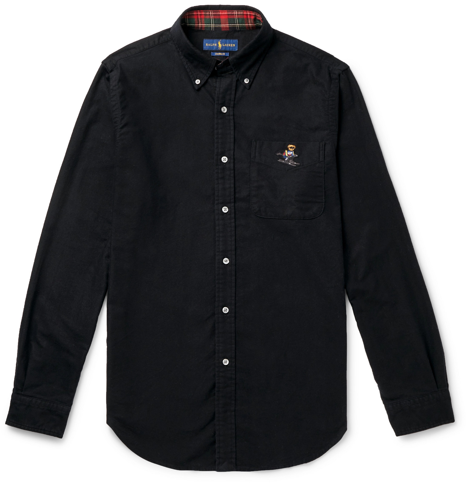 Polo Ralph Lauren - Slim-Fit Button-Down Collar Logo-Embroidered Cotton