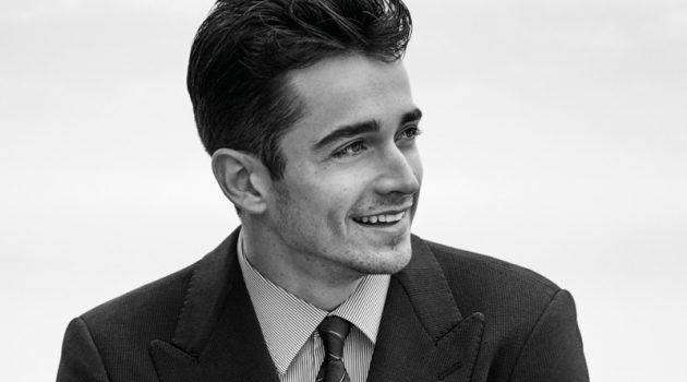 Charles Leclerc stars in Giorgio Armani Made to Measure's spring-summer 2020 campaign.