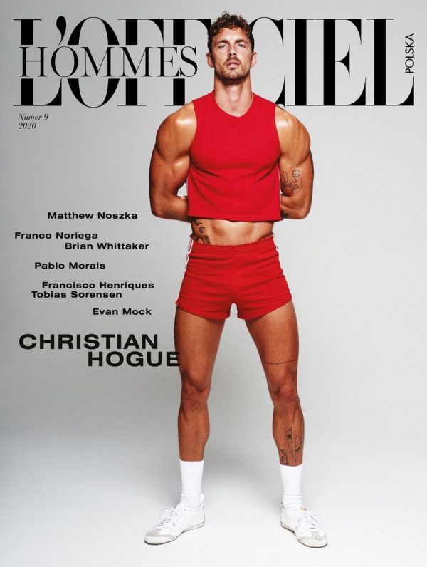 Christian Hogue 2020 L'Officiel Hommes Poland