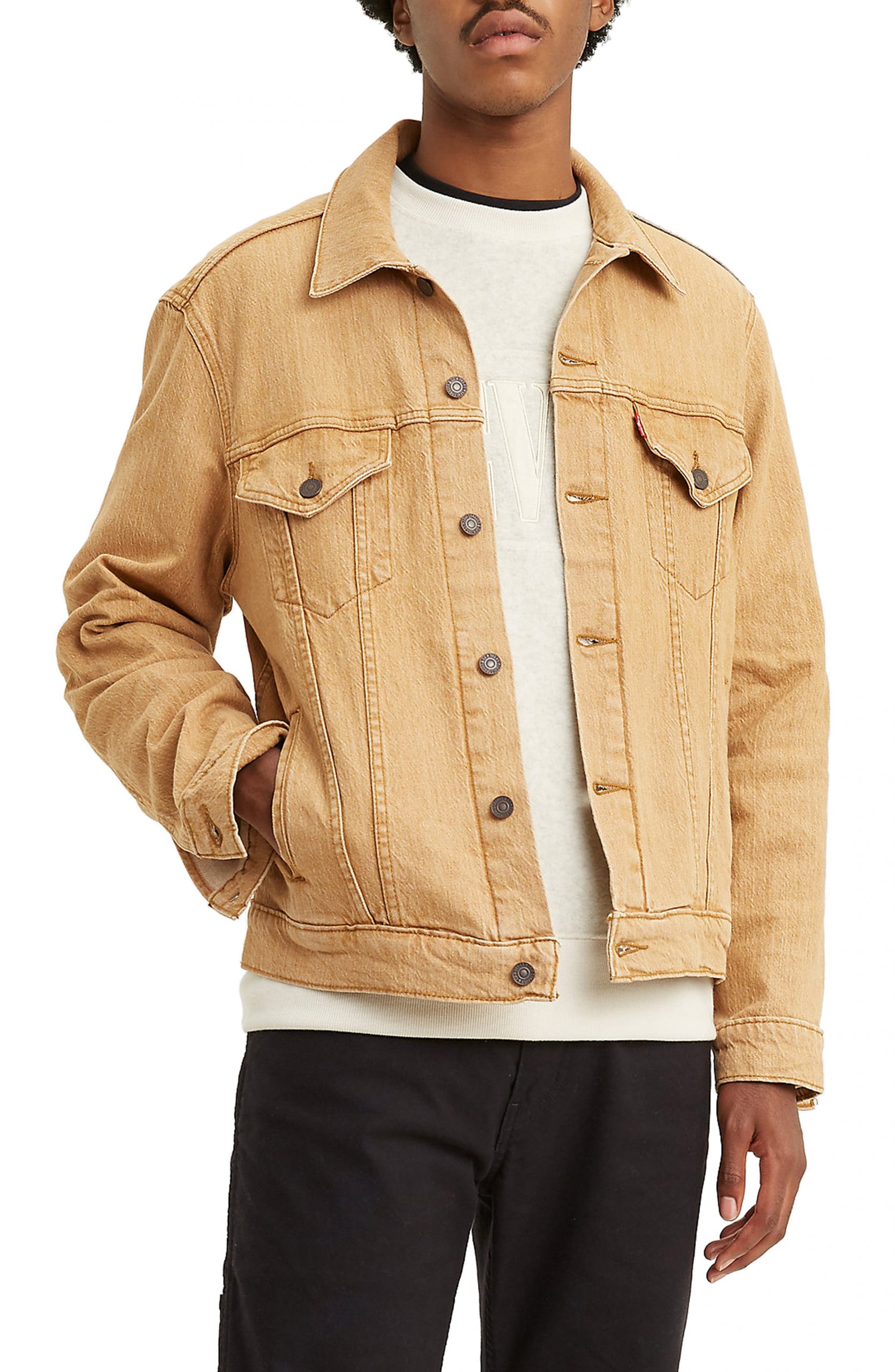 Shopping \u003e levi's khaki trucker jacket 