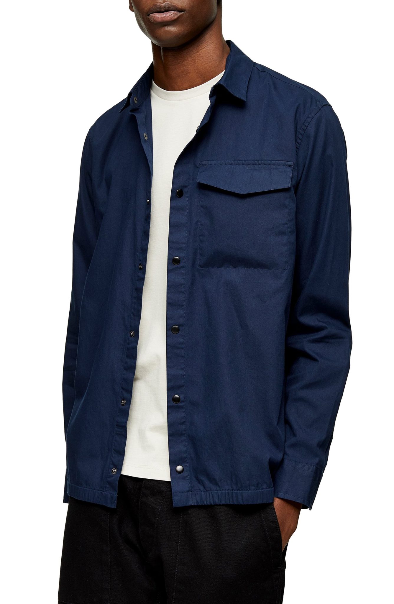 dobber blue overshirt