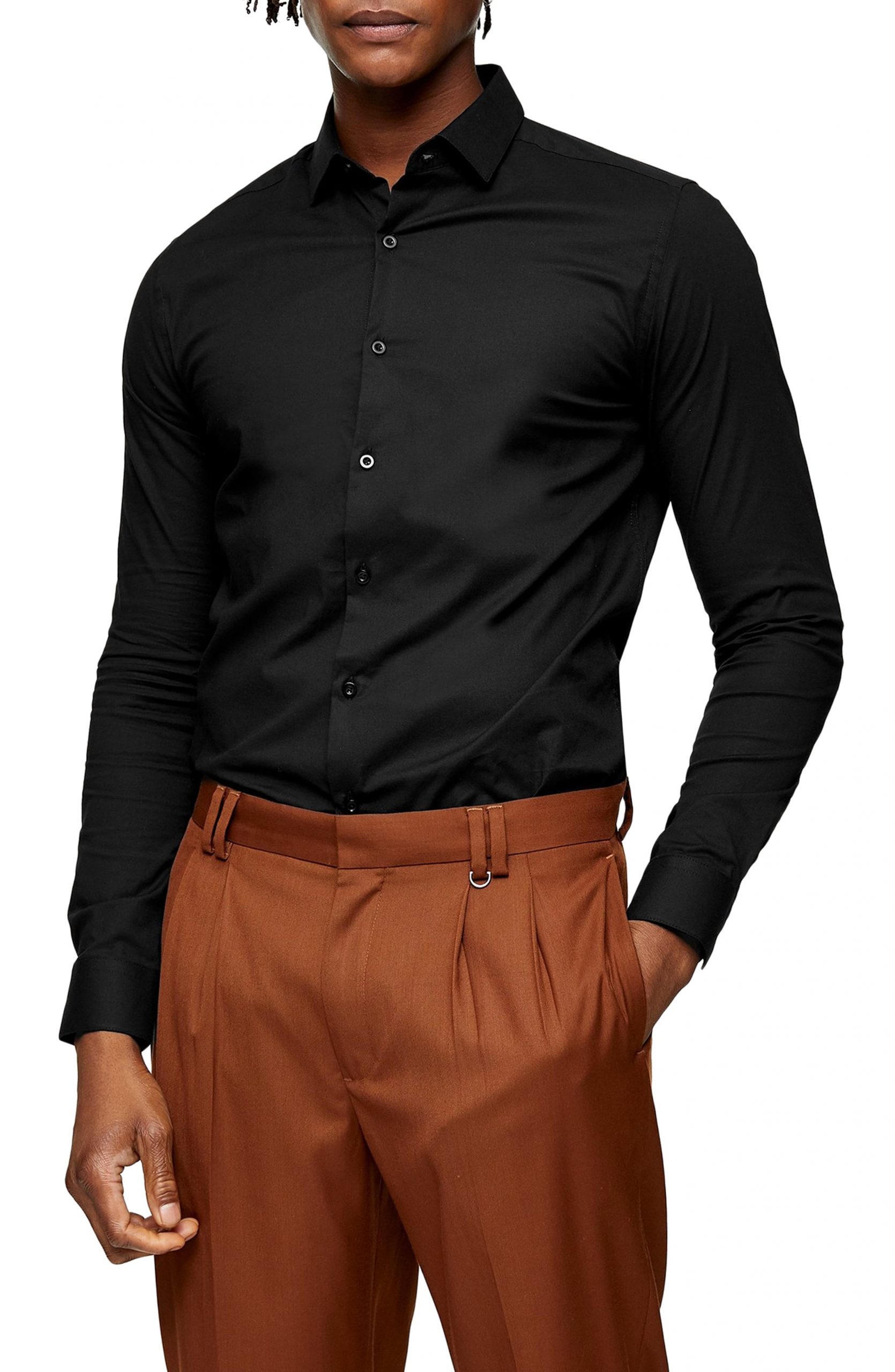 skinny stretch shirt