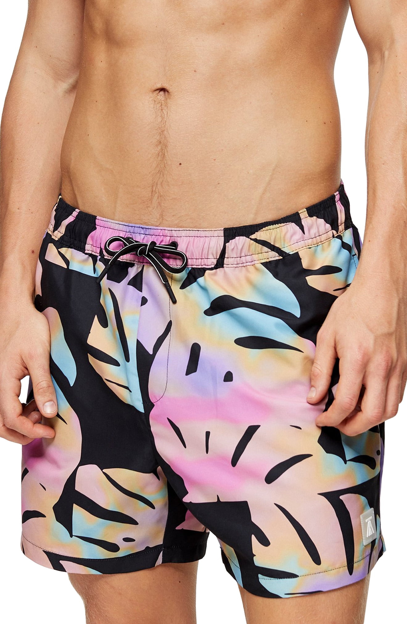 topman mens swim shorts