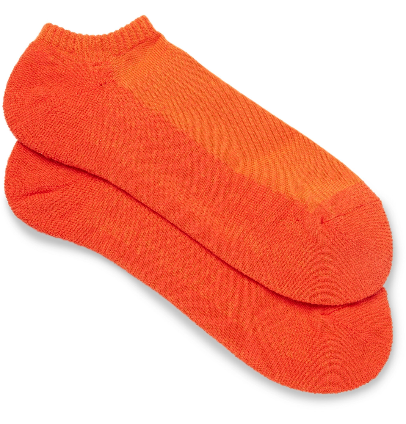orange no show socks