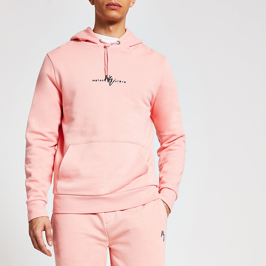 river island pink sweatshirt