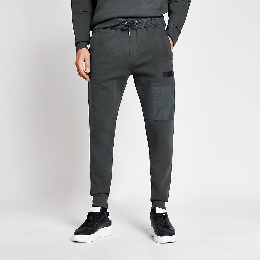 river island grey joggers