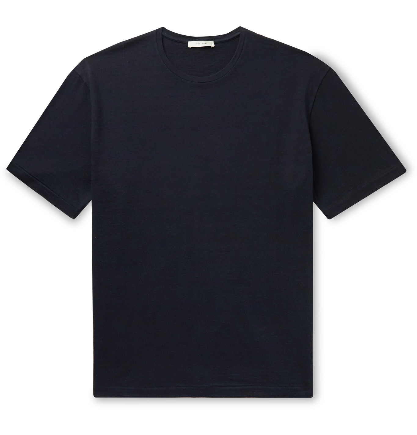 The Row - Josiah Cotton and Cashmere-Blend T-Shirt - Men - Blue | The ...