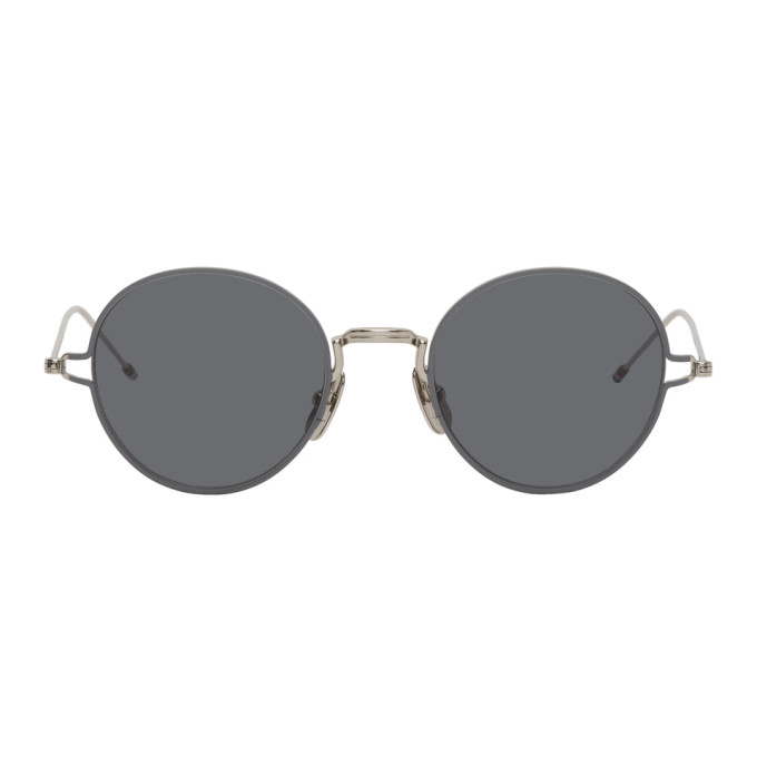 Thom Browne Silver TBS915 Sunglasses | The Fashionisto