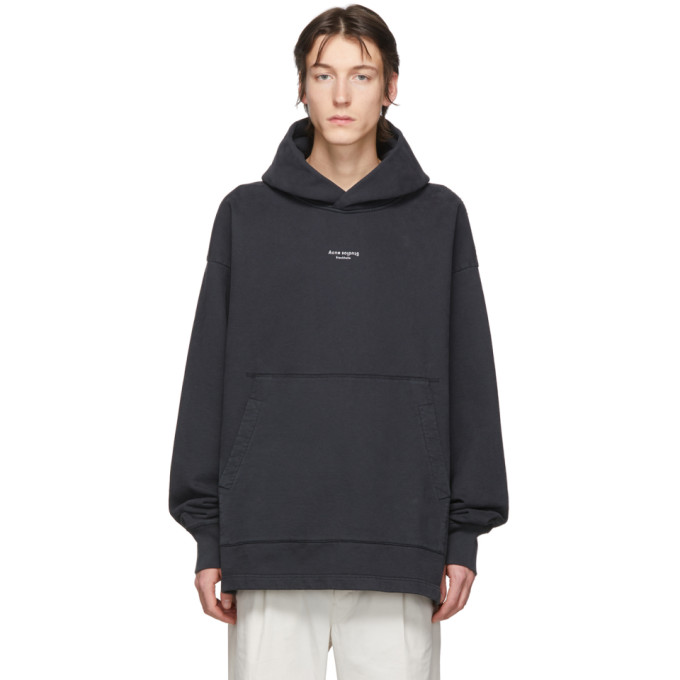 acne studios hoodie black