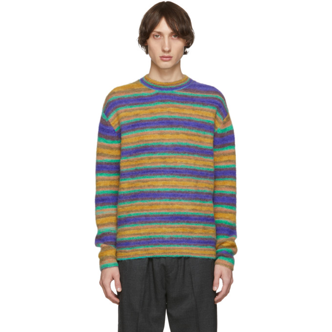 Acne Studios Multicolor Striped Alpaca Sweater | The Fashionisto