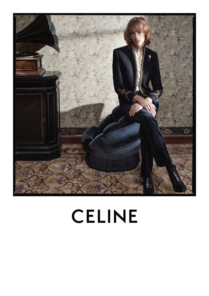Dylan Delval fronts Celine's  fall-winter 2020 men's campaign.