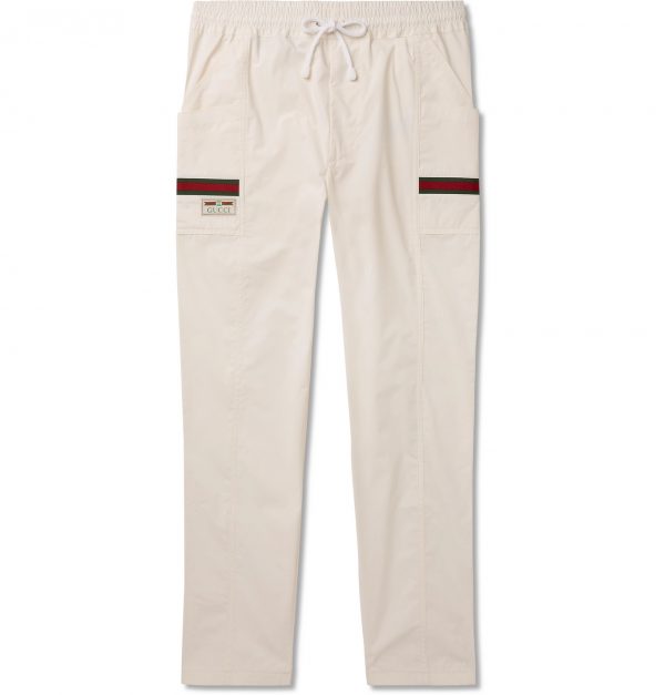 gucci white sweatpants