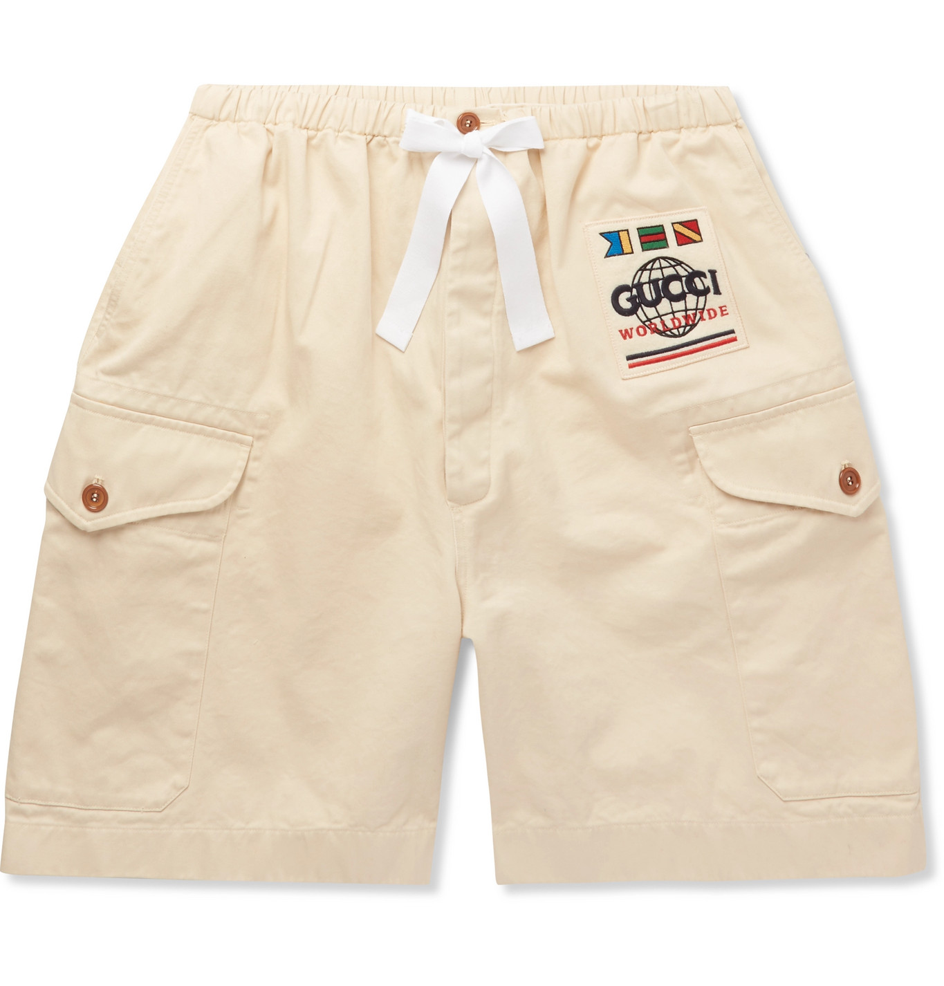 cotton twill cargo shorts