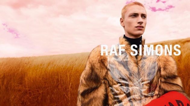 Lennert De Lathauwer fronts Raf Simons' fall-winter 2020 campaign.