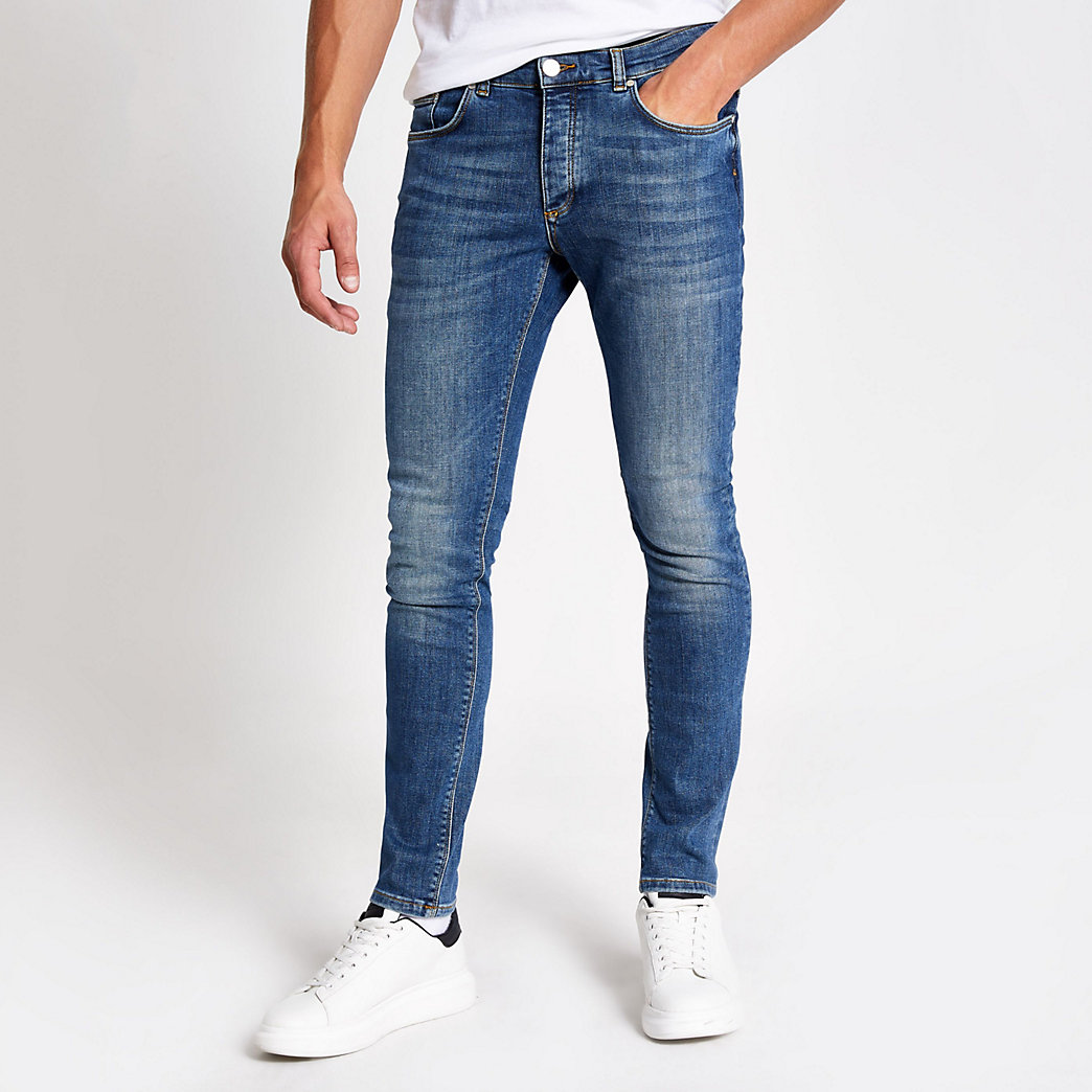 mens river island skinny jeans
