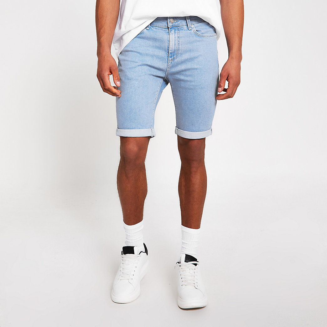 river island jean shorts
