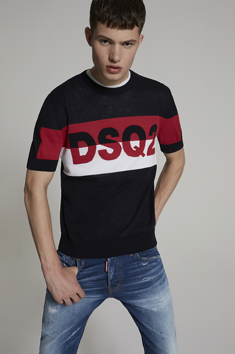 DSQUARED2 Men Pullover Multicoloured Size M 100% Cotton | The Fashionisto