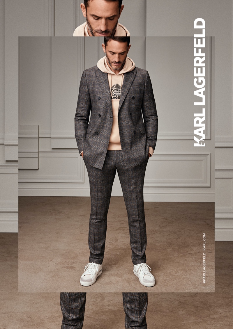 Roei uit Shuraba pepermunt Liam & Sebastien Front Karl Lagerfeld Fall '20 Campaign – The Fashionisto