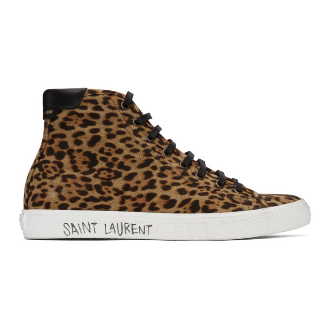 saint laurent leopard sneakers