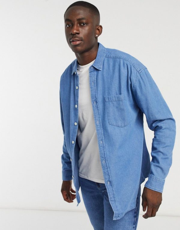 asos denim shirt