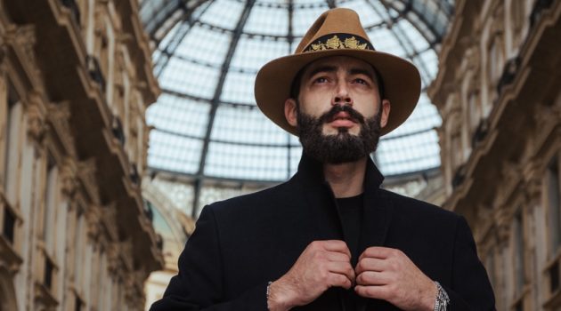 Simone Coriddi stars in the campaign for the Bogart by Borsalino Cut 5 hat.