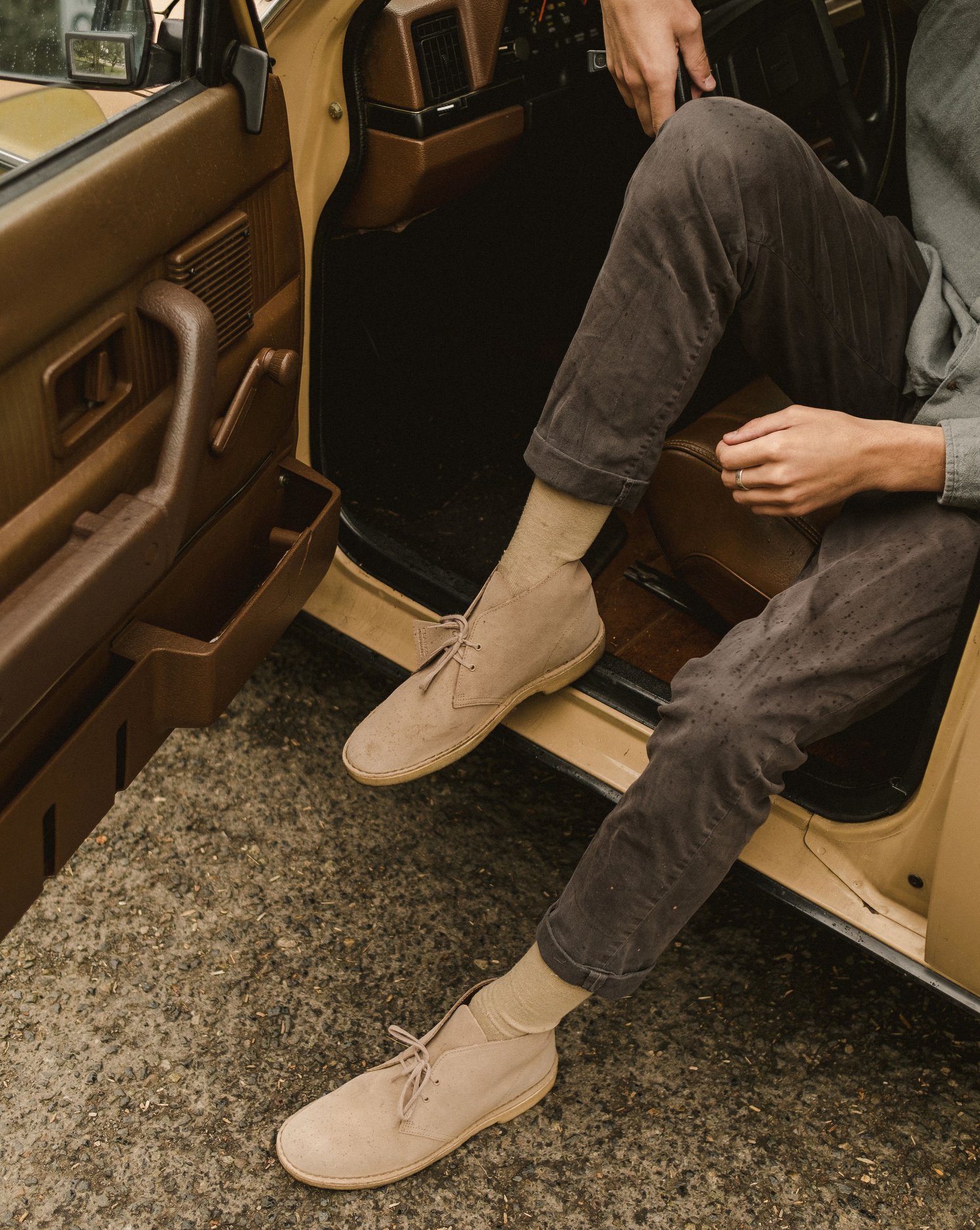 sand suede chukka boots