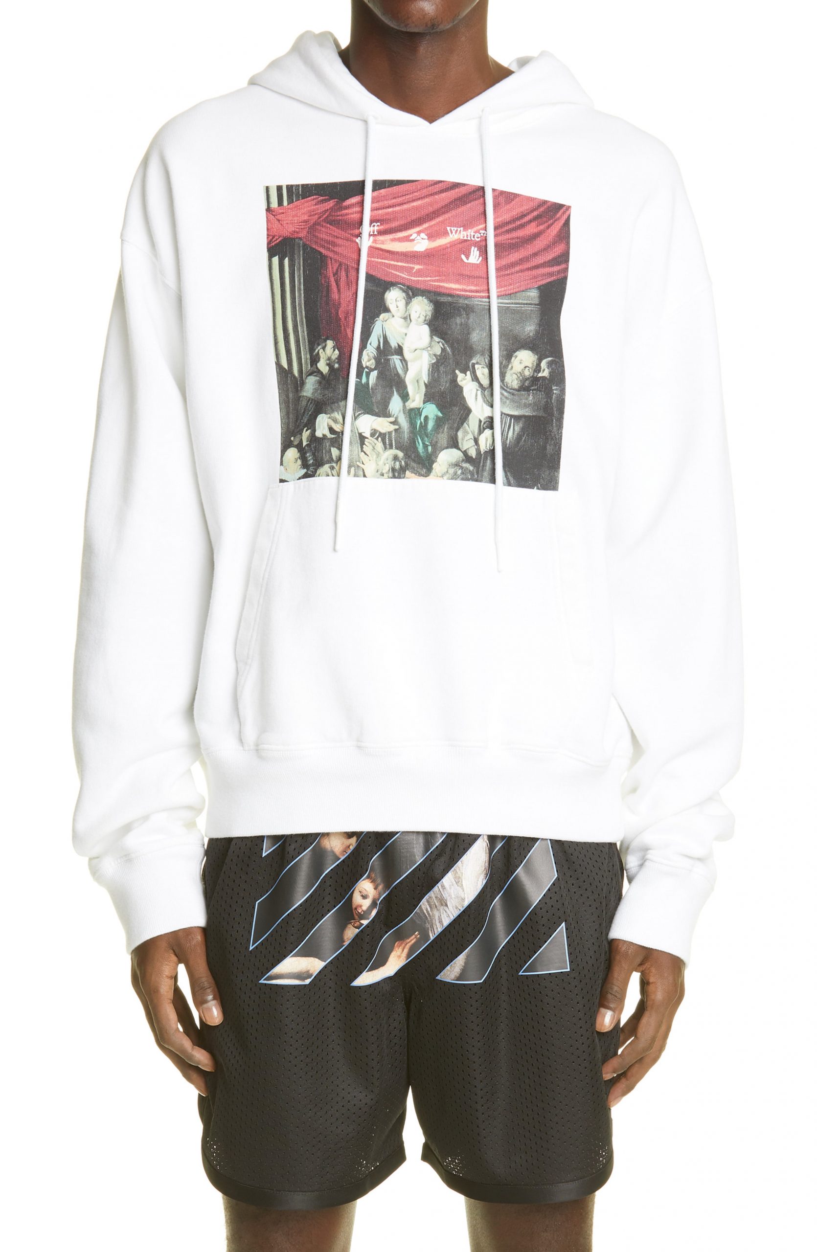 Men’s Off-White Caravaggio Painting Graphic Hoodie | The Fashionisto