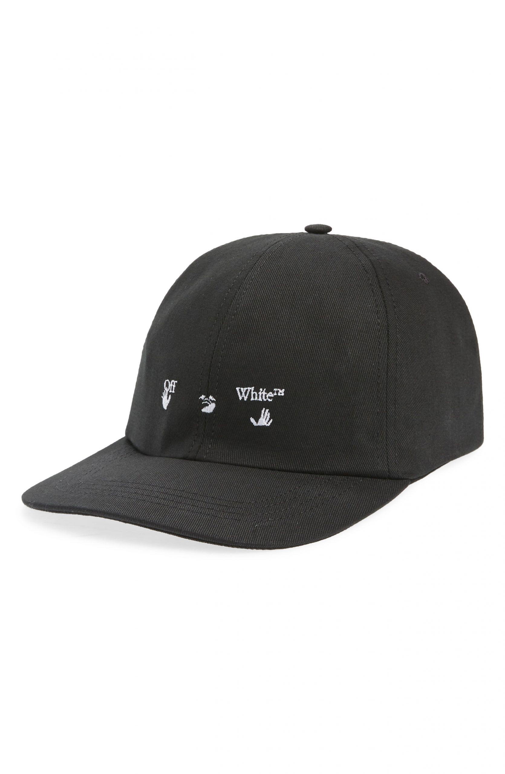 Men's Off-White Embroidered Logo Baseball Cap - | The ...