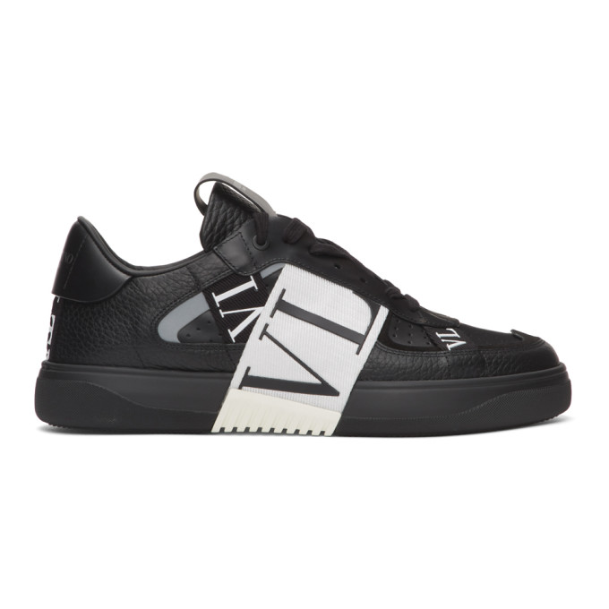 valentino black and white sneakers