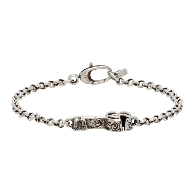 Gucci Silver Key Double G Bracelet | The Fashionisto