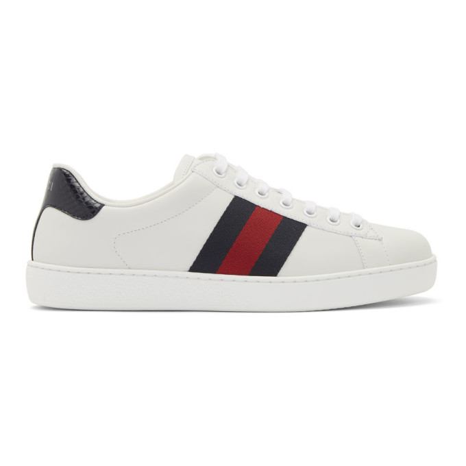 Gucci White Ace Sneakers | The Fashionisto