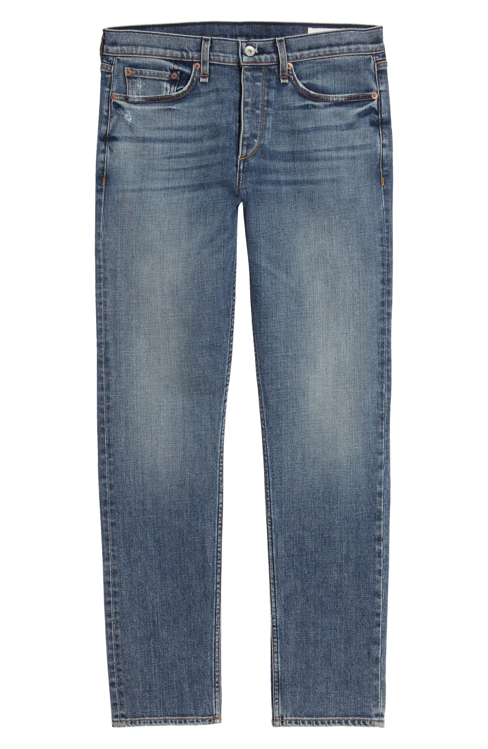 Men’s Rag & Bone Fit 2 Slim Fit Jeans, Size 30R - Blue | The Fashionisto