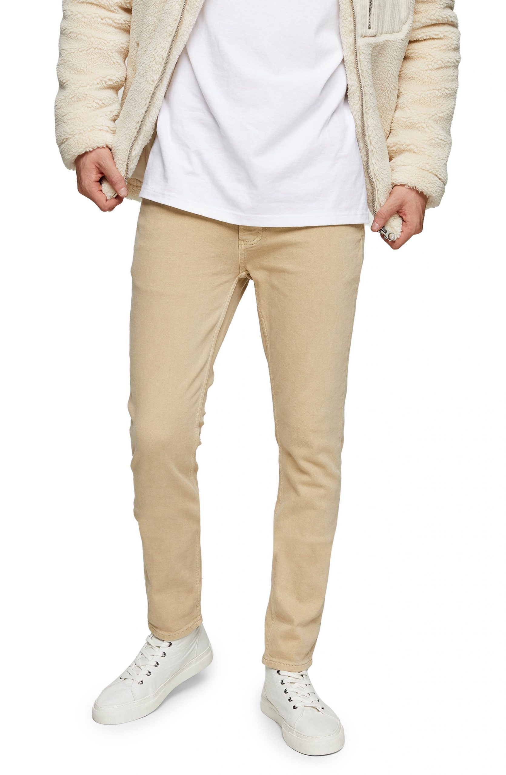 topman stretch slim chinos