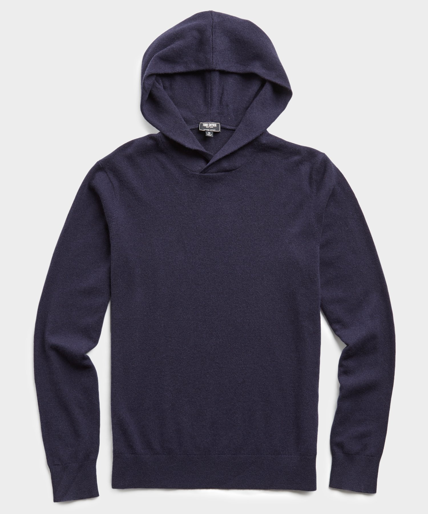 Cashmere Hoodie in Navy | The Fashionisto
