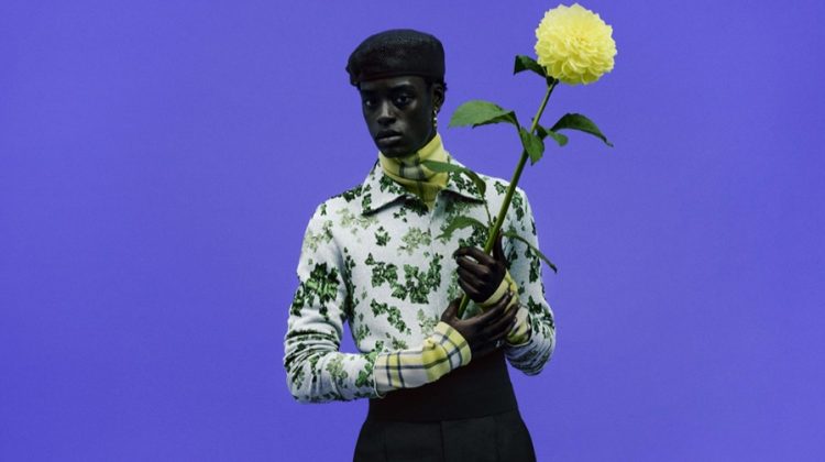 Babacar N’doye stars in Dior Men's spring-summer 2021 campaign.