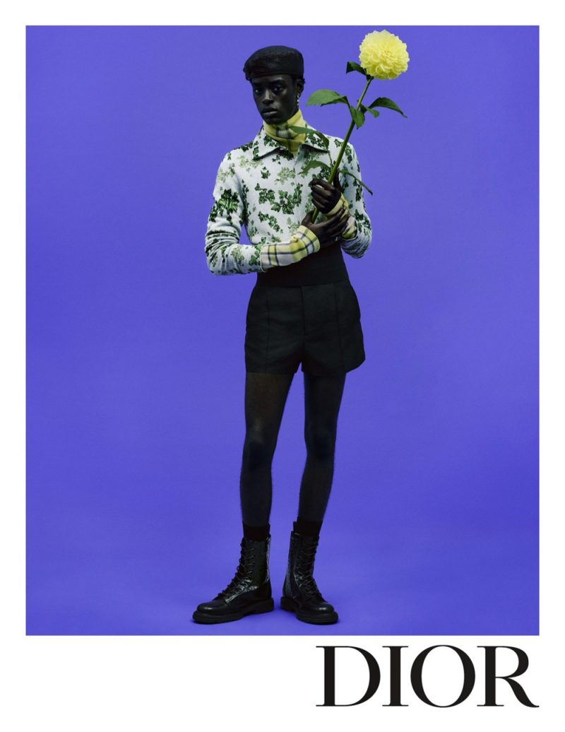 Babacar N’doye stars in Dior Men's spring-summer 2021 campaign.