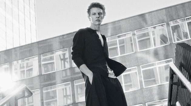 Tim Schuhmacher embraces relaxed proportions in a look from the Core by COS collection.