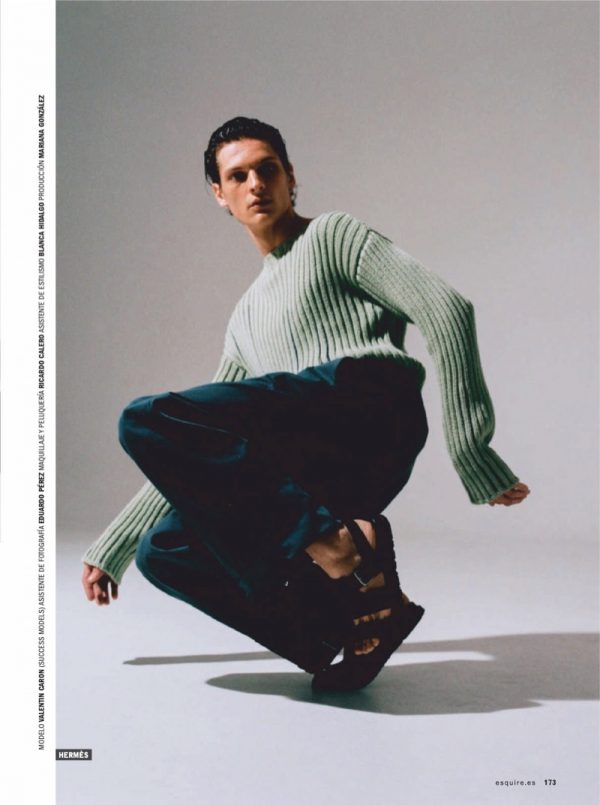 Valentin Caron 2021 Esquire España Fashion Editorial